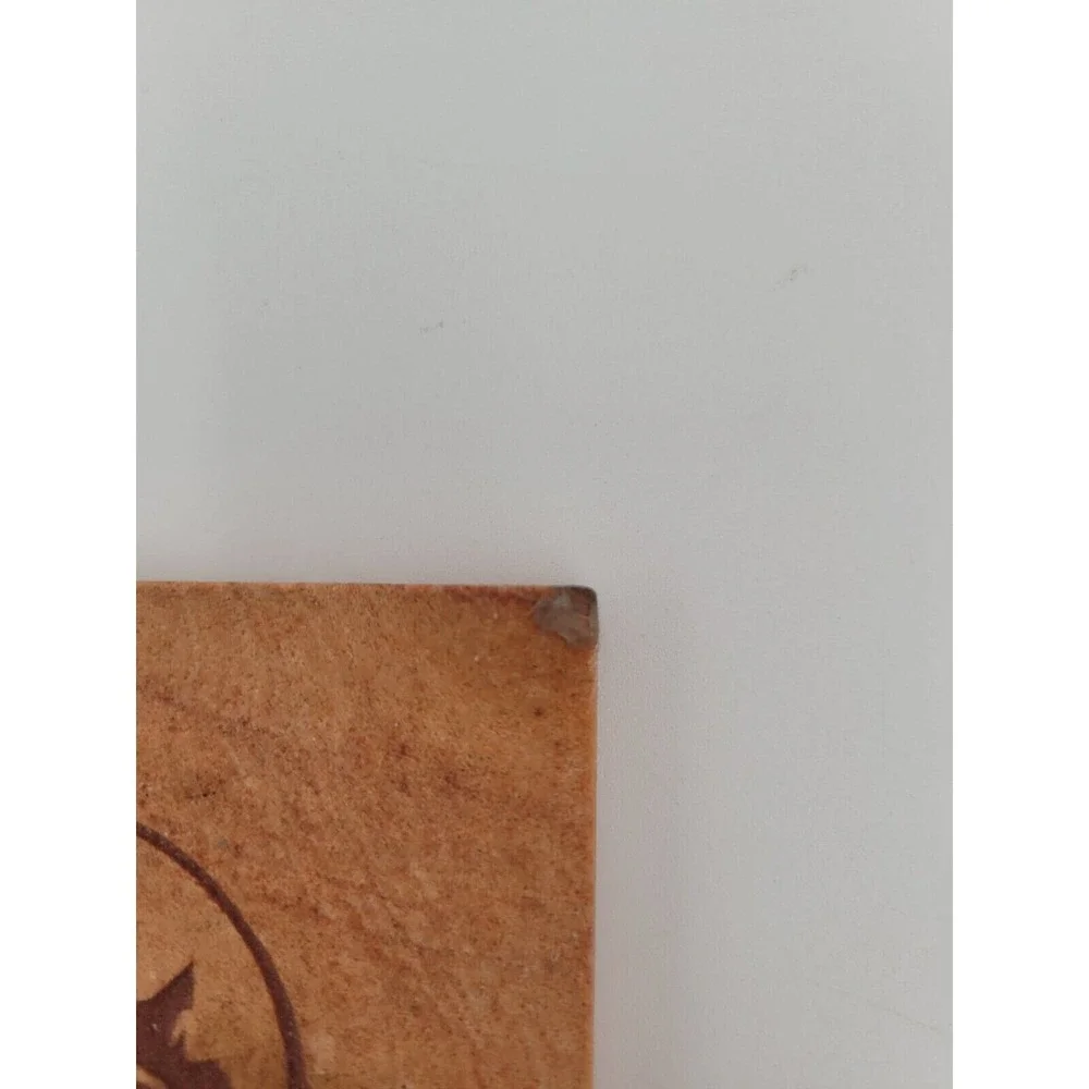 Vintage Sandstone Coasters Set Of 4 Horse‎ Head Design 3.5